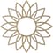 Ekena Millwork Daisy Wood Fretwork Pierced Ceiling Medallion, Birch, 34"OD x 11 7/8"ID x 3/8"T CMWP34X34X0375DABI - alternate 2